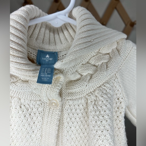 Baby Gap Braided Knit Jacket Cardigan - Picture 4 of 5